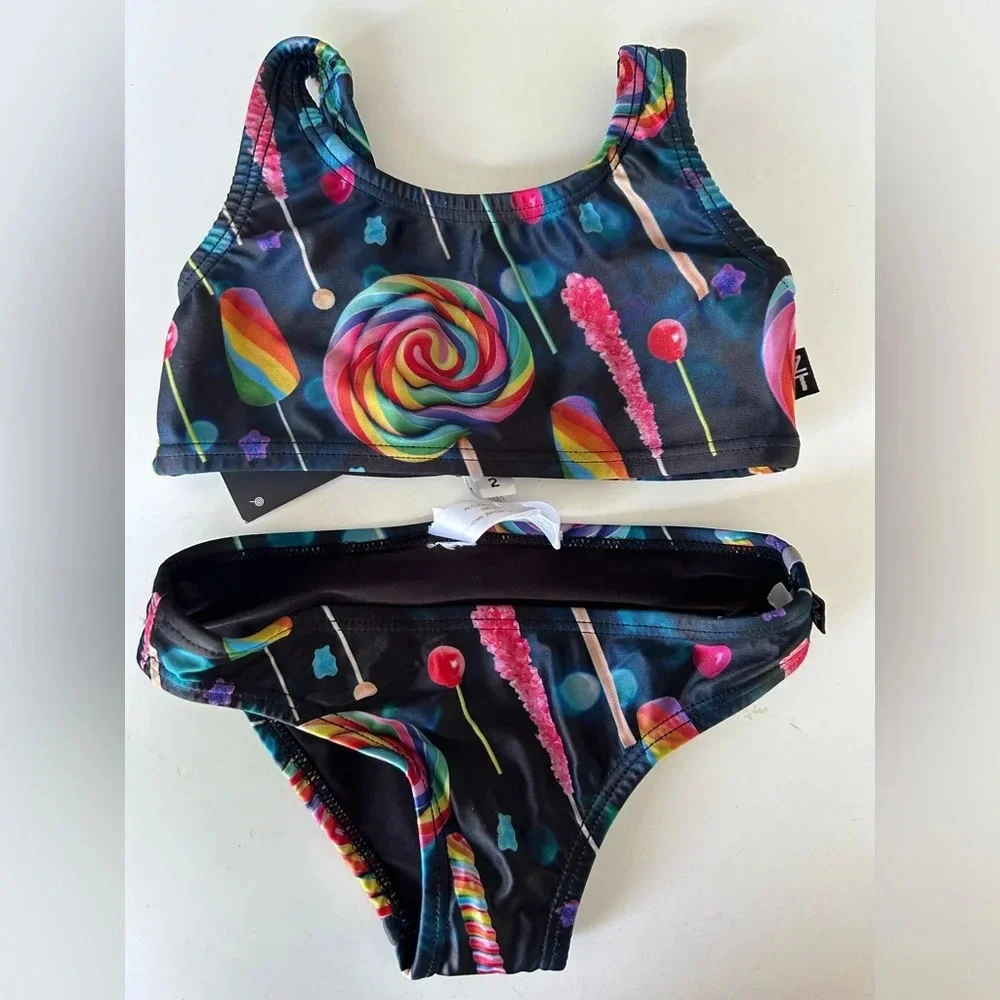 NWT Zara Terez kids candy tankini swim sz 2T
